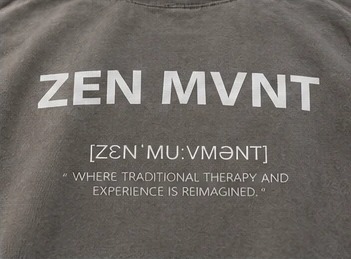 ZEN MVNT Signature Tee in Stone Grey, photo 5